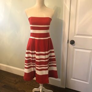 Maeve strapless fit & flare dress